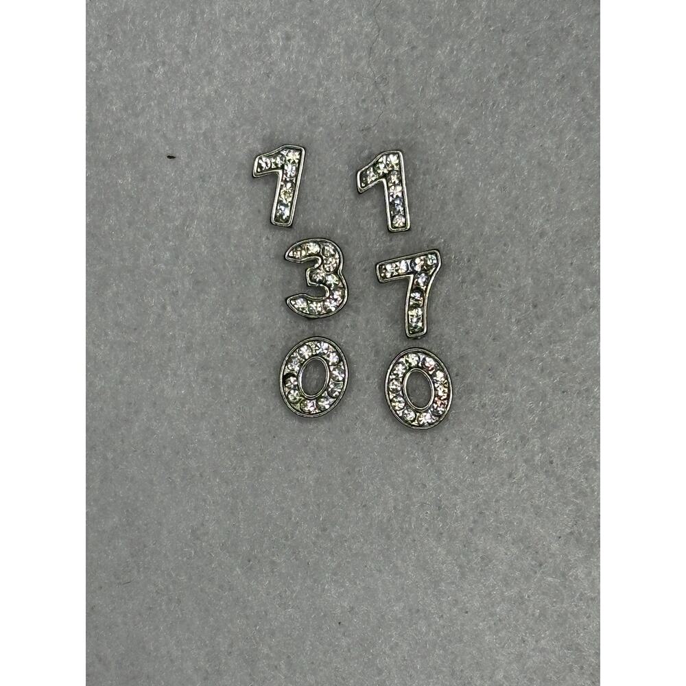 NEW Floating Charm Lot- NUMBERS , South Hill Designs, Custom Jewelry, Locket-